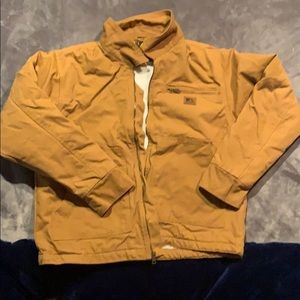 Men’s XL Sherpa lined zip up work jacket